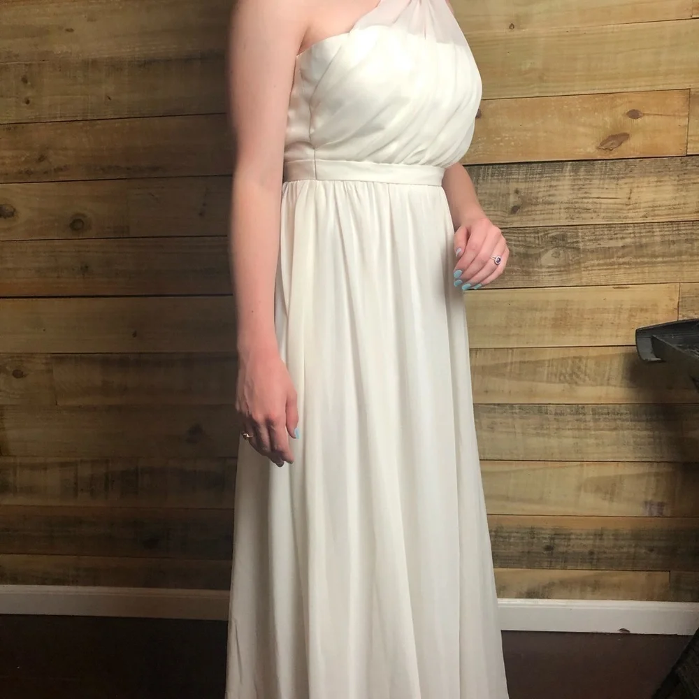 Alfred Angelo, toga style chiffon dress - Picture 6 of 8